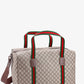 GG Supreme Fabric Medium Duffle Bag With Web