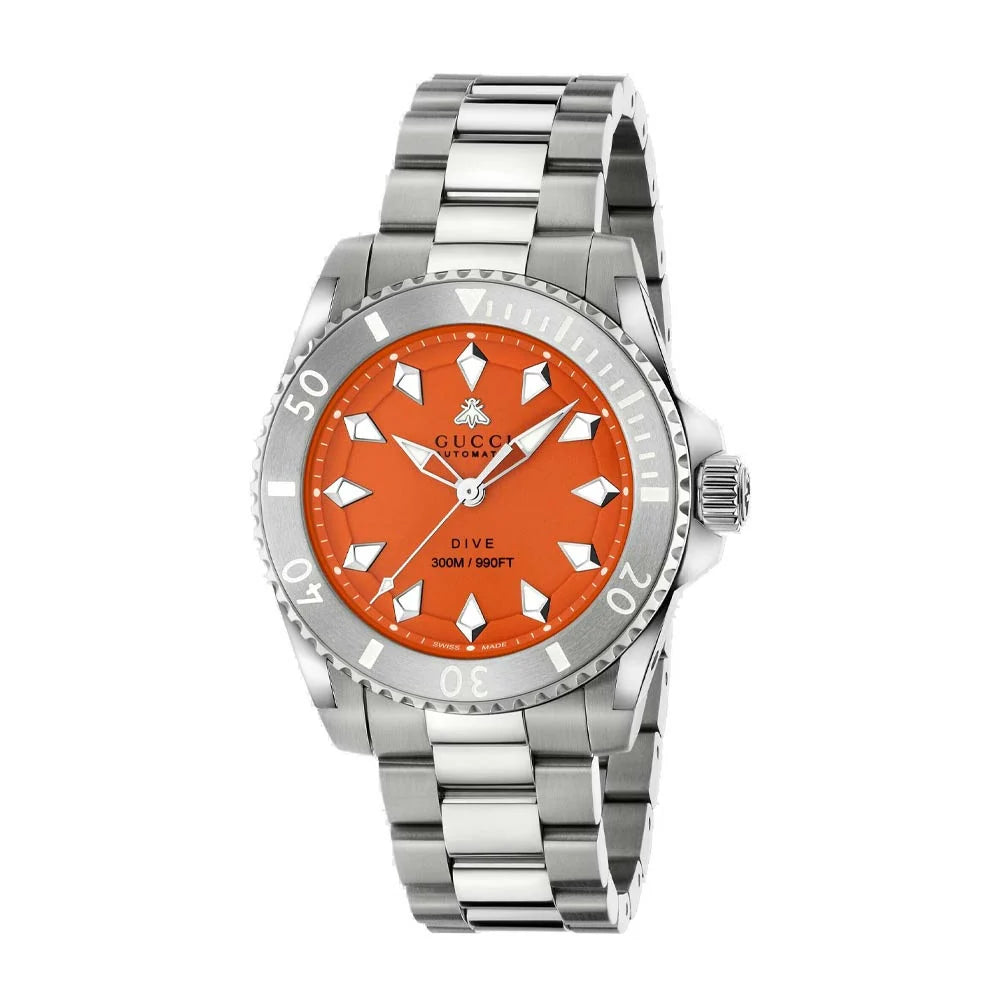 Gucci Dive Automatic Watch 40mm Orange