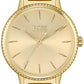 Hugo Boss Womens 1502541 Signature Gold Tone Stainless Steel Watch