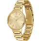 Hugo Boss Womens 1502541 Signature Gold Tone Stainless Steel Watch