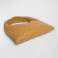 Bottega Veneta Small Hop Intrecciato Leather Hobo Bag Dark Praline