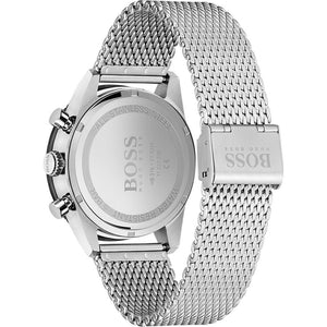 Hugo Boss Mens 1513886 Chronograph Pilot Edition Stainless Steel Watch