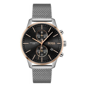 Hugo Boss Men S Watch Associate Two Tone Black Hb1513805