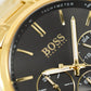 Hugo Boss Men S Watch Champion Yellow Gold Hb1513848