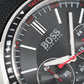 Hugo Boss Men S Watch Chronograph Black Driver Fabric Leather Hb1513087