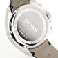 Hugo Boss Men S Watch Chronograph Black Driver Leather Hb1513085