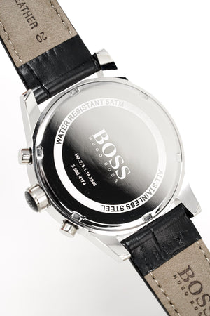 Hugo Boss Men S Watch Chronograph Blue Jet Leather Hb1513283