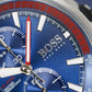 Hugo Boss Men S Watch Chronograph Globetrotter Blue Hb1513823