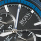 Hugo Boss Men S Watch Chronograph Globetrotter Blue Pvd Hb1513824