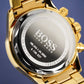 Hugo Boss Men S Watch Chronograph Ikon Yellow Gold Hb1513340
