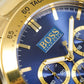 Hugo Boss Men S Watch Chronograph Ikon Yellow Gold Hb1513340