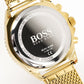 Hugo Boss Men S Watch Chronograph Ocean Edition Gold Hb1513703