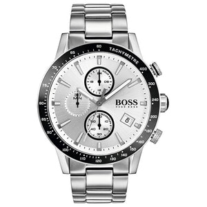 Hugo Boss Men S Watch Chronograph Rafale Silver Hb1513511