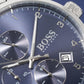 Hugo Boss Men S Watch Chronograph Skymaster Blue Hb1513784