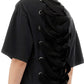 "LACE-UP" T-SHIRT