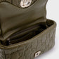 Gucci GG Milano Embossed Small Top Handle Bag Green