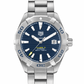 Tag Heuer Aquaracer Automatic Blue Dial Silver Steel Strap Watch For Men Wbd2112 Ba0928