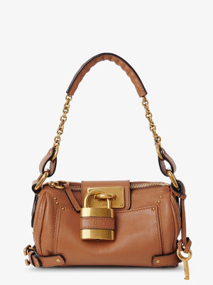 Chloe Paddington Small Leather Shoulder Bag Brown