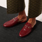 Gucci Princetown Leather Mule Slipper Rosso Ancora