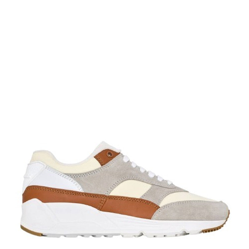 Saint Laurent Bump Nylon Suede & Leather Sneaker Brown