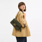 Coach Chain Tabby Shoulder Bag 26 Quilted Suede Olive