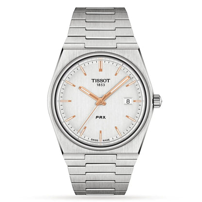 Tissot Mens Watch Prx Rose Gold T1374101103100