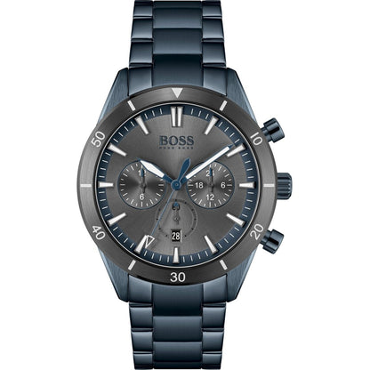 Hugo Boss Mens 1513865 Chronograph Blue Stainless Steel Watch