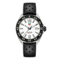 Tag Heuer Formula 1 Quartz White Dial Black Rubber Strap Watch For Men Waz1111 Ft8023